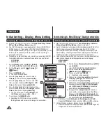 Preview for 36 page of Samsung VP-DC161 Owner'S Instruction Book