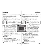 Preview for 41 page of Samsung VP-DC161 Owner'S Instruction Book