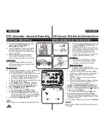 Preview for 52 page of Samsung VP-DC161 Owner'S Instruction Book