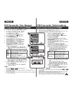 Preview for 81 page of Samsung VP-DC161 Owner'S Instruction Book