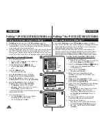 Preview for 106 page of Samsung VP-DC161 Owner'S Instruction Book