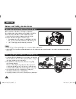 Preview for 6 page of Samsung VP-DC171I Owner'S Instruction Book