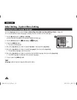 Preview for 34 page of Samsung VP-DC171I Owner'S Instruction Book