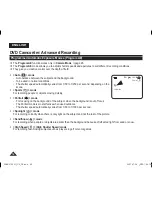 Preview for 54 page of Samsung VP-DC171I Owner'S Instruction Book