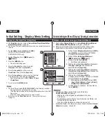 Предварительный просмотр 37 страницы Samsung VP-DC171WH Owner'S Instruction Book