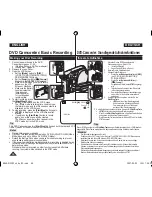 Предварительный просмотр 44 страницы Samsung VP-DC171WH Owner'S Instruction Book