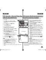 Preview for 57 page of Samsung VP-DC171WH Owner'S Instruction Book