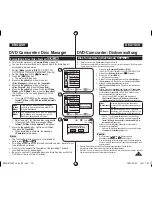 Предварительный просмотр 79 страницы Samsung VP-DC171WH Owner'S Instruction Book