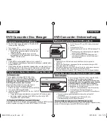 Предварительный просмотр 81 страницы Samsung VP-DC171WH Owner'S Instruction Book