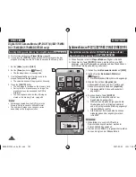 Preview for 102 page of Samsung VP-DC171WH Owner'S Instruction Book