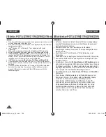 Preview for 108 page of Samsung VP-DC171WH Owner'S Instruction Book