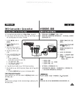 Предварительный просмотр 85 страницы Samsung VP-DC565i Owner'S Instruction Book