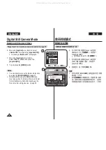 Предварительный просмотр 98 страницы Samsung VP-DC565i Owner'S Instruction Book