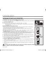 Preview for 20 page of Samsung VP-DX100 User Manual