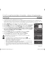 Preview for 53 page of Samsung VP-DX100 User Manual