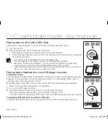 Preview for 54 page of Samsung VP-DX100 User Manual