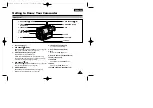 Preview for 9 page of Samsung VP-L2000 Owner'S Instruction Book