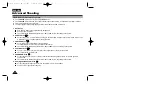 Preview for 38 page of Samsung VP-L2000 Owner'S Instruction Book