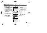 Preview for 79 page of Samsung VP-M2050SB Owner'S Instruction Book