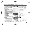 Preview for 109 page of Samsung VP-M2050SB Owner'S Instruction Book