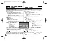 Preview for 116 page of Samsung VP-M2050SB Owner'S Instruction Book