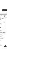 Предварительный просмотр 9 страницы Samsung VP-M50 Owner'S Instruction Book