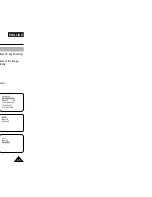 Preview for 45 page of Samsung VP-M50 Owner'S Instruction Book