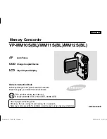 Preview for 1 page of Samsung VP-MM10S(BL) Owner'S Instruction Manual