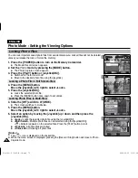 Preview for 72 page of Samsung VP-MM10S(BL) Owner'S Instruction Manual