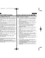 Предварительный просмотр 11 страницы Samsung VP-MS10 Series Owner'S Instruction Manual