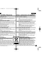 Предварительный просмотр 12 страницы Samsung VP-MS10 Series Owner'S Instruction Manual