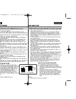 Предварительный просмотр 33 страницы Samsung VP-MS10 Series Owner'S Instruction Manual