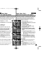 Предварительный просмотр 68 страницы Samsung VP-MS10 Series Owner'S Instruction Manual