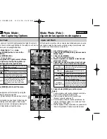 Предварительный просмотр 72 страницы Samsung VP-MS10 Series Owner'S Instruction Manual