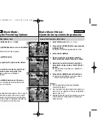 Предварительный просмотр 101 страницы Samsung VP-MS10 Series Owner'S Instruction Manual