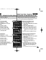 Предварительный просмотр 124 страницы Samsung VP-MS10 Series Owner'S Instruction Manual