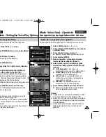 Предварительный просмотр 126 страницы Samsung VP-MS10 Series Owner'S Instruction Manual