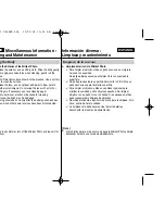 Предварительный просмотр 145 страницы Samsung VP-MS10 Series Owner'S Instruction Manual