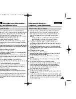 Предварительный просмотр 146 страницы Samsung VP-MS10 Series Owner'S Instruction Manual