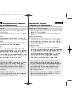 Предварительный просмотр 147 страницы Samsung VP-MS10 Series Owner'S Instruction Manual