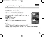 Предварительный просмотр 45 страницы Samsung VP-MS15 Series Owner'S Instruction Manual