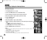 Предварительный просмотр 84 страницы Samsung VP-MS15 Series Owner'S Instruction Manual