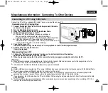 Предварительный просмотр 139 страницы Samsung VP-MS15 Series Owner'S Instruction Manual