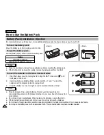 Preview for 20 page of Samsung VP-X105 Owner'S Instruction Book