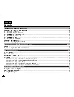 Preview for 2 page of Samsung VP-X205L Owner'S Instruction Book