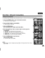 Preview for 53 page of Samsung VP-X205L Owner'S Instruction Book