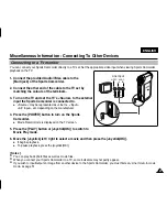 Preview for 127 page of Samsung VP-X205L Owner'S Instruction Book