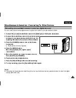 Preview for 129 page of Samsung VP-X205L Owner'S Instruction Book