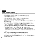 Предварительный просмотр 8 страницы Samsung VP-X220L Owner'S Instruction Book