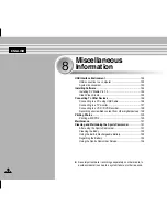 Предварительный просмотр 122 страницы Samsung VP-X220L Owner'S Instruction Book